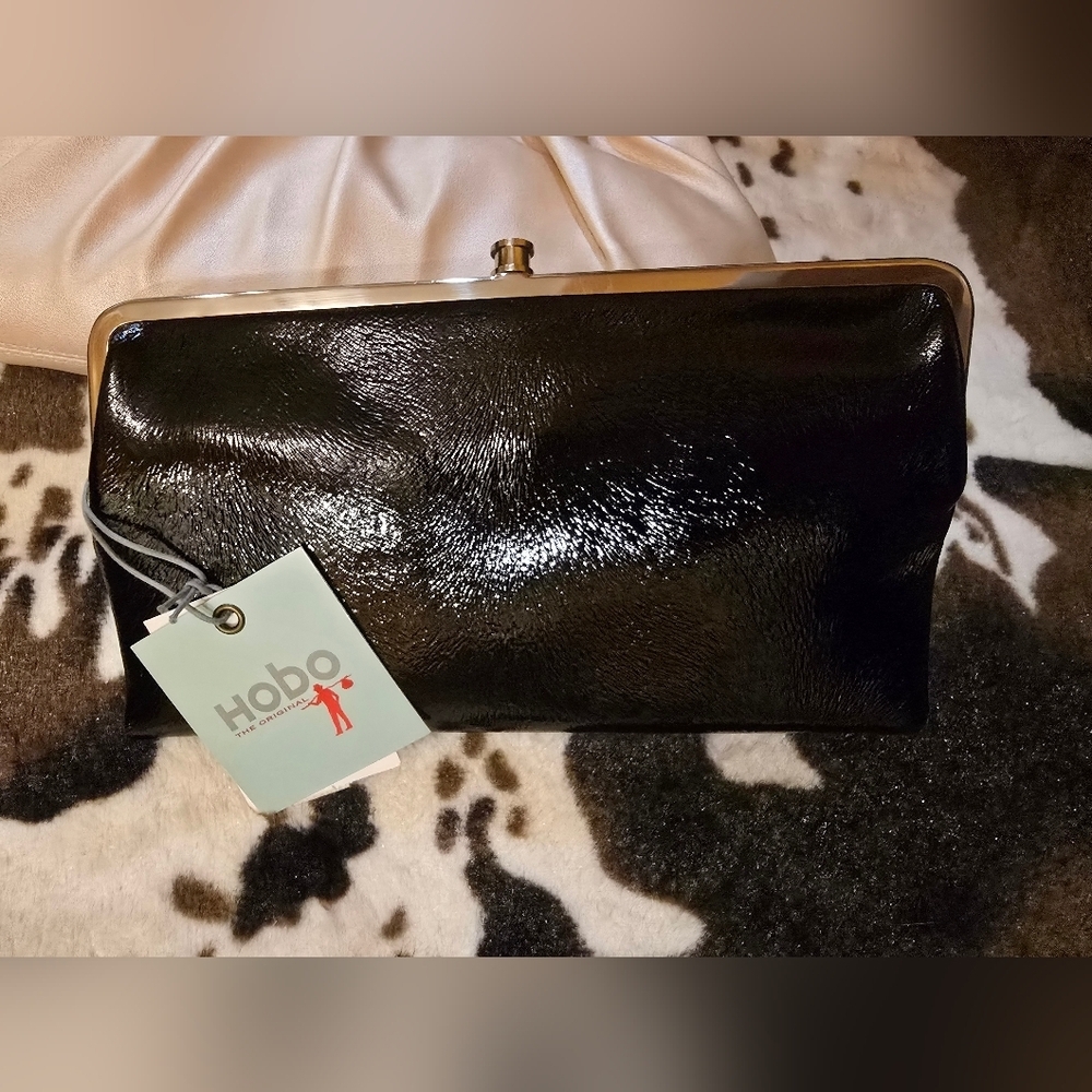 Hobo Black Clutch Bag